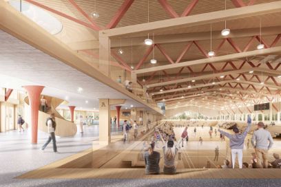 Multifunktionales Sportzentrum Colovray in Nyon, Localarchitecture, Ingphi.
