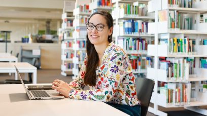 Carole Liechti est revenue à la BFH-HAFL pour la séance photo. Elle en garde de bons souvenirs.