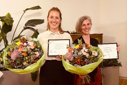 Die Preisträgerinnen: Sévérine Laurent und Maya Ursula Monteverde