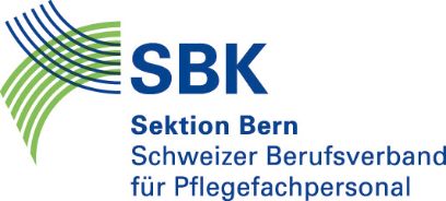 Logo Schweizer Berufsverband für Pflegepersonal - Sektion Bern