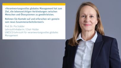 Verantwortungsvolles globales Management hat zum Ziel, die lebenswichtigen Verbindungen zwischen Menschen und Ökosystemen zu gewährleisten. Für mich handelt es sich dabei um einen ganzheitlichen Ansatz für unsere Beziehung zur Welt.  Nehmen Sie Kontakt auf und erforschen wir gemeinsam neue Zusammenarbeitsformen!