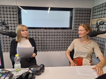 Lara Biehl und Antonia Stalder im Gespräch