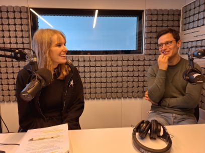 Lara Biehl und Jan Bieser im Gespräch