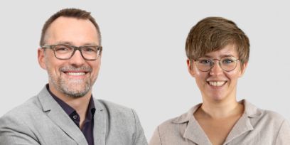 Prof. Dr. Matthias Stürmer und Kristelle Plüss