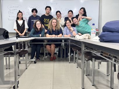 Besuch von Gastdozentin Prof. Dr. Marta Andhov in Yokohama. (Foto: zVg Rika Koch)