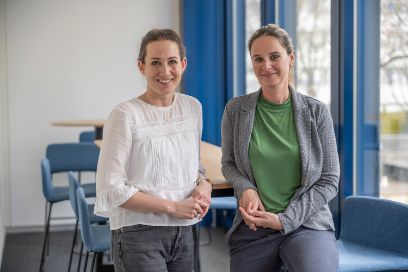 Pascale Schweizer und Martina Grinzinger