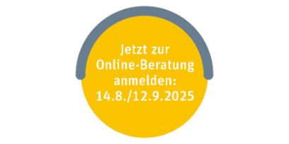 Störer mit Anmeldeling zur Online-Beratung
