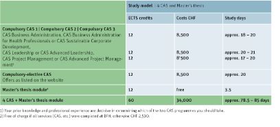 Grafik Studienmodell EMBA Projektmanagement