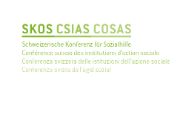Schweizerische Konferenz für Sozialhilfe - SKOS