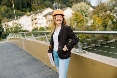 Von der Geomatikerin zur Bauingenieurin