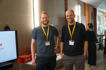 Julian Kaufmann, Teamleiter Fachplanung (links), zusammen mit Co-Geschäftsleiter Marc Gehri