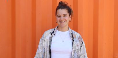 Studentin Michelle Schlachter