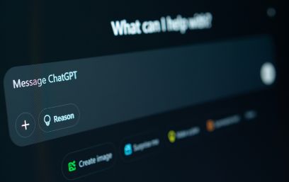 Die Eingabemaske von ChatGPT.