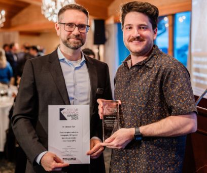 Christian Burri (rechts) mit Sebastian Rausch, Heidelberg Engineering