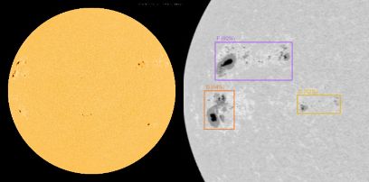 Taches solaires: patches générés[