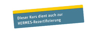 Störer Kurs dient zur Hermes-Rezertifiezierung