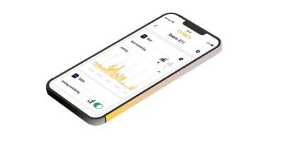 Handy mit App von Qumea