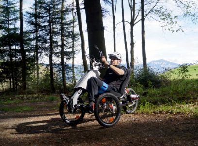 The GO-TRYKE's hand-operated back-pedalling system was tested for its resilience at the SCI Mobility Lab.