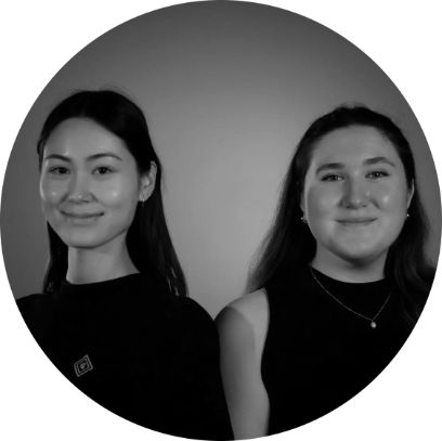 Valerie Bachmann und Lina Haag