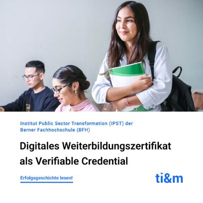 Digitales Weiterbildungszertifikat als Verifiable Credential