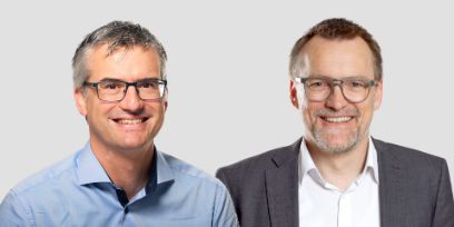 Prof. Dr. Sebastian Höhn und Prof. Dr. Matthias Stürmer
