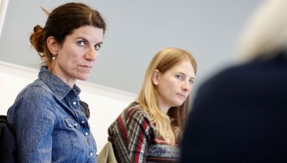 Unterrichtssituation mit Kursteilnehmenden